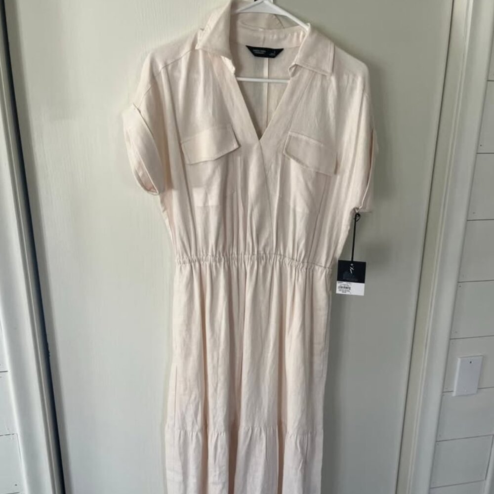 NWT Vera Wang Linen Dress (sz. Small)